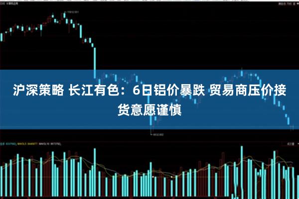 沪深策略 长江有色：6日铝价暴跌 贸易商压价接货意愿谨慎