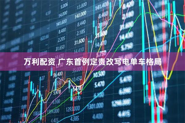 万利配资 广东首例定责改写电单车格局