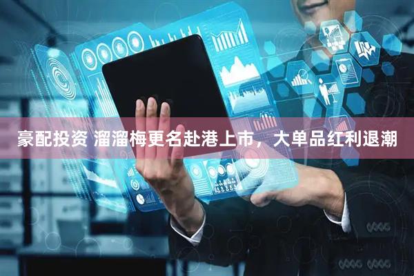 豪配投资 溜溜梅更名赴港上市，大单品红利退潮